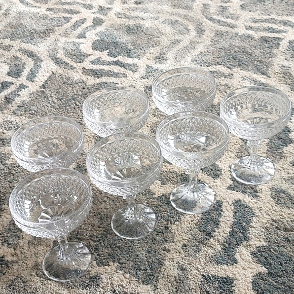 Vintage Crystal Glassware Goblets Stemware Glasses - Picture 3 of 17